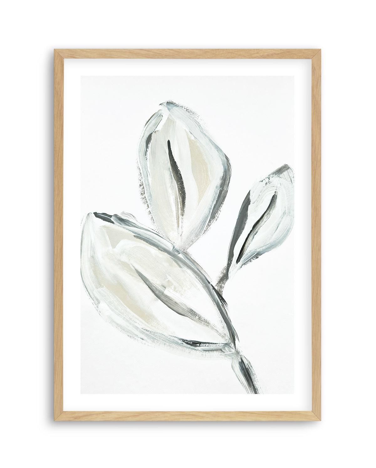 Abstract Leaves Art Print-PRINT-Olive et Oriel-Olive et Oriel-A5 | 5.8" x 8.3" | 14.8 x 21cm-Oak-With White Border-Buy-Australian-Art-Prints-Online-with-Olive-et-Oriel-Your-Artwork-Specialists-Austrailia-Decorate-With-Coastal-Photo-Wall-Art-Prints-From-Our-Beach-House-Artwork-Collection-Fine-Poster-and-Framed-Artwork