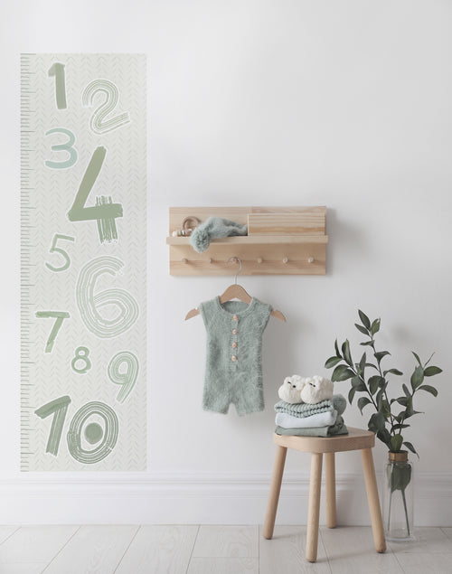Abstract Numbers in Sage Height Chart Decal