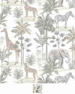 African Adventure Wallpaper | 2 Colour Options-Wallpaper-Buy Kids Removable Wallpaper Online Our Custom Made Children√¢‚Ç¨‚Ñ¢s Wallpapers Are A Fun Way To Decorate And Enhance Boys Bedroom Decor And Girls Bedrooms They Are An Amazing Addition To Your Kids Bedroom Walls Our Collection of Kids Wallpaper Is Sure To Transform Your Kids Rooms Interior Style From Pink Wallpaper To Dinosaur Wallpaper Even Marble Wallpapers For Teen Boys Shop Peel And Stick Wallpaper Online Today With Olive et Oriel