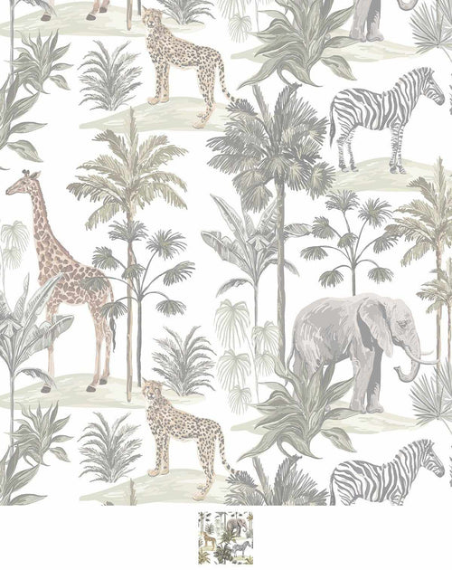 African Adventure Wallpaper | 2 Colour Options-Wallpaper-Buy Kids Removable Wallpaper Online Our Custom Made Children√¢‚Ç¨‚Ñ¢s Wallpapers Are A Fun Way To Decorate And Enhance Boys Bedroom Decor And Girls Bedrooms They Are An Amazing Addition To Your Kids Bedroom Walls Our Collection of Kids Wallpaper Is Sure To Transform Your Kids Rooms Interior Style From Pink Wallpaper To Dinosaur Wallpaper Even Marble Wallpapers For Teen Boys Shop Peel And Stick Wallpaper Online Today With Olive et Oriel