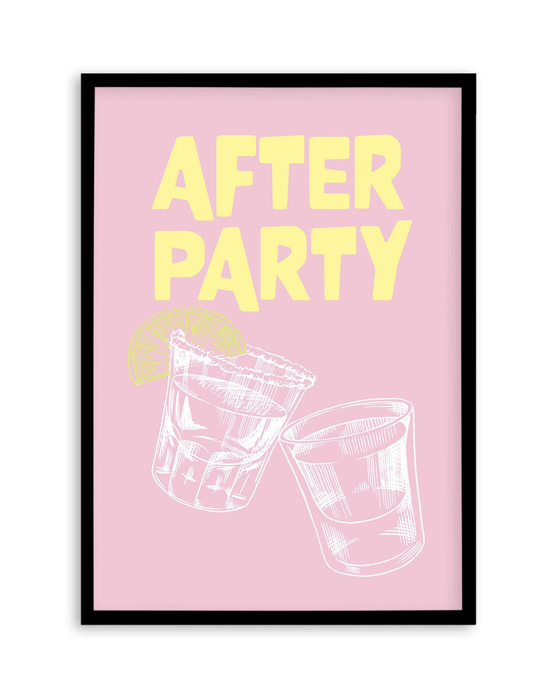 After Party Art Print-PRINT-Olive et Oriel-Olive et Oriel-A5 | 5.8" x 8.3" | 14.8 x 21cm-Black-With White Border-Buy-Australian-Art-Prints-Online-with-Olive-et-Oriel-Your-Artwork-Specialists-Austrailia-Decorate-With-Coastal-Photo-Wall-Art-Prints-From-Our-Beach-House-Artwork-Collection-Fine-Poster-and-Framed-Artwork