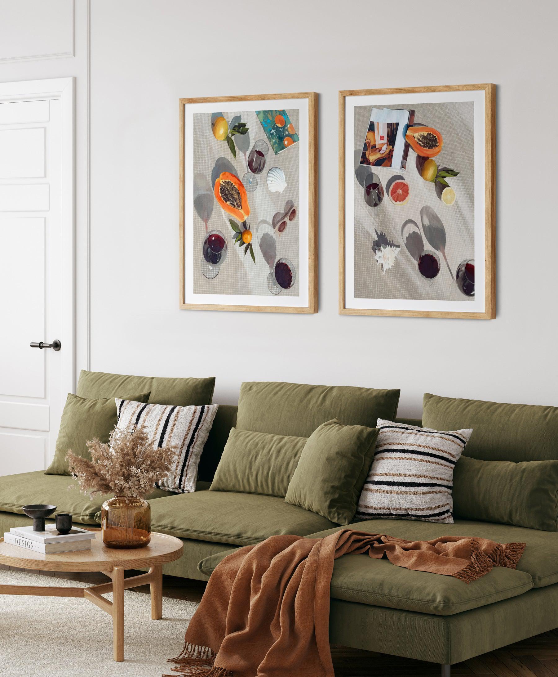 Afternoon Pinot Noir II Art Print-PRINT-Olive et Oriel-Olive et Oriel-Buy-Australian-Art-Prints-Online-with-Olive-et-Oriel-Your-Artwork-Specialists-Austrailia-Decorate-With-Coastal-Photo-Wall-Art-Prints-From-Our-Beach-House-Artwork-Collection-Fine-Poster-and-Framed-Artwork