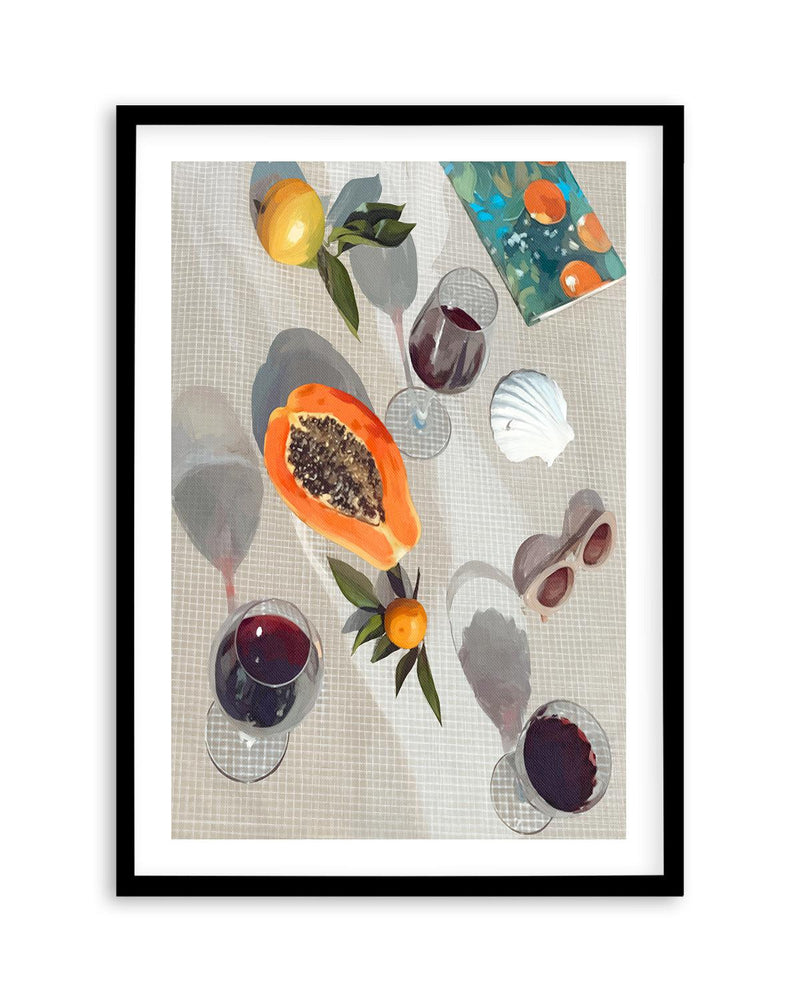 Afternoon Pinot Noir II Art Print-PRINT-Olive et Oriel-Olive et Oriel-Buy-Australian-Art-Prints-Online-with-Olive-et-Oriel-Your-Artwork-Specialists-Austrailia-Decorate-With-Coastal-Photo-Wall-Art-Prints-From-Our-Beach-House-Artwork-Collection-Fine-Poster-and-Framed-Artwork
