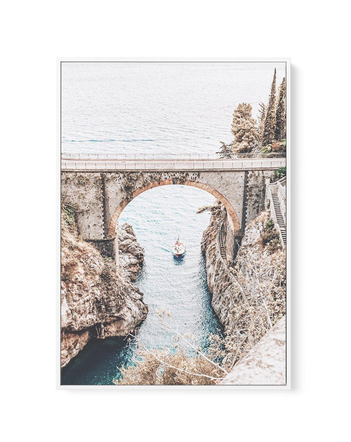 Amalfi Coast | Framed Canvas-CANVAS-You can shop wall art online with Olive et Oriel for everything from abstract art to fun kids wall art. Our beautiful modern art prints and canvas art are available from large canvas prints to wall art paintings and our proudly Australian artwork collection offers only the highest quality framed large wall art and canvas art Australia - You can buy fashion photography prints or Hampton print posters and paintings on canvas from Olive et Oriel and have them del