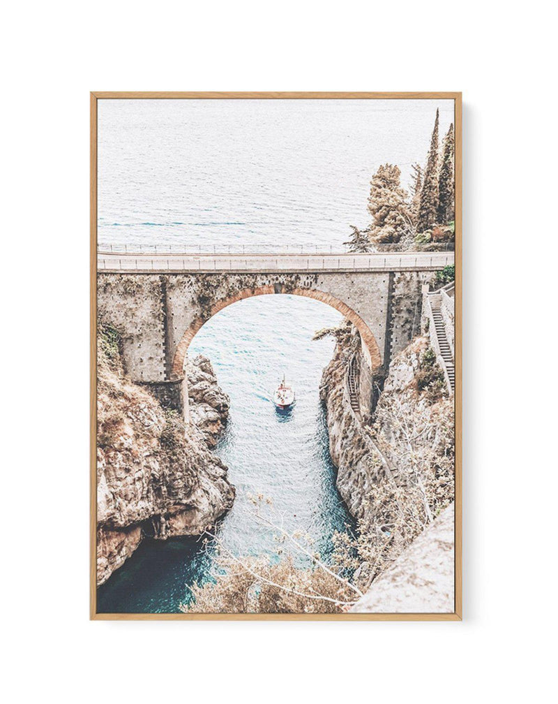 Amalfi Coast | Framed Canvas-CANVAS-You can shop wall art online with Olive et Oriel for everything from abstract art to fun kids wall art. Our beautiful modern art prints and canvas art are available from large canvas prints to wall art paintings and our proudly Australian artwork collection offers only the highest quality framed large wall art and canvas art Australia - You can buy fashion photography prints or Hampton print posters and paintings on canvas from Olive et Oriel and have them del
