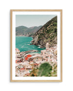 Amalfi Summer I by Jovani Demetrie Art Print-PRINT-Olive et Oriel-Jovani Demetrie-A5 | 5.8" x 8.3" | 14.8 x 21cm-Oak-With White Border-Buy-Australian-Art-Prints-Online-with-Olive-et-Oriel-Your-Artwork-Specialists-Austrailia-Decorate-With-Coastal-Photo-Wall-Art-Prints-From-Our-Beach-House-Artwork-Collection-Fine-Poster-and-Framed-Artwork