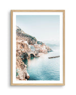Amalfi Sunsets I Art Print-PRINT-Olive et Oriel-Olive et Oriel-A5 | 5.8" x 8.3" | 14.8 x 21cm-Oak-With White Border-Buy-Australian-Art-Prints-Online-with-Olive-et-Oriel-Your-Artwork-Specialists-Austrailia-Decorate-With-Coastal-Photo-Wall-Art-Prints-From-Our-Beach-House-Artwork-Collection-Fine-Poster-and-Framed-Artwork