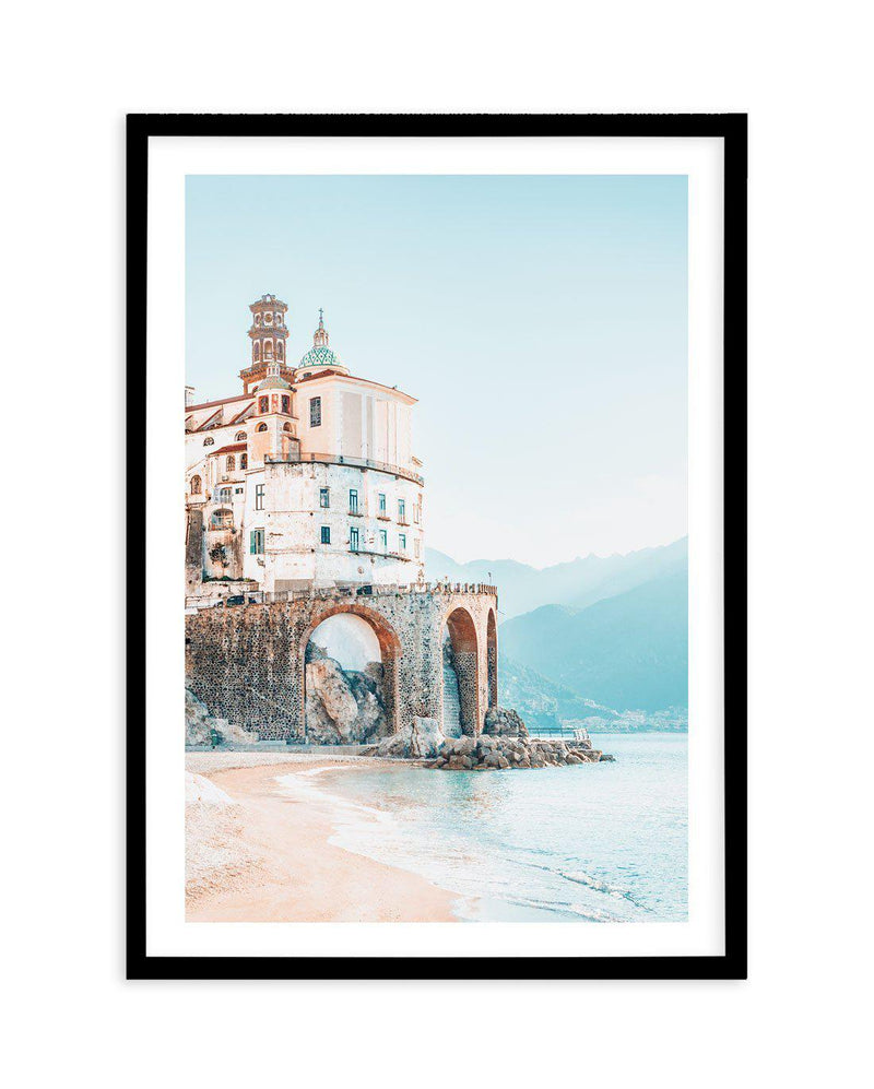 Amalfi Sunsets II Art Print-PRINT-Olive et Oriel-Olive et Oriel-A5 | 5.8" x 8.3" | 14.8 x 21cm-Black-With White Border-Buy-Australian-Art-Prints-Online-with-Olive-et-Oriel-Your-Artwork-Specialists-Austrailia-Decorate-With-Coastal-Photo-Wall-Art-Prints-From-Our-Beach-House-Artwork-Collection-Fine-Poster-and-Framed-Artwork