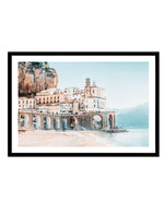 Amalfi Sunsets II | LS Art Print-PRINT-Olive et Oriel-Olive et Oriel-A5 | 5.8" x 8.3" | 14.8 x 21cm-Black-With White Border-Buy-Australian-Art-Prints-Online-with-Olive-et-Oriel-Your-Artwork-Specialists-Austrailia-Decorate-With-Coastal-Photo-Wall-Art-Prints-From-Our-Beach-House-Artwork-Collection-Fine-Poster-and-Framed-Artwork