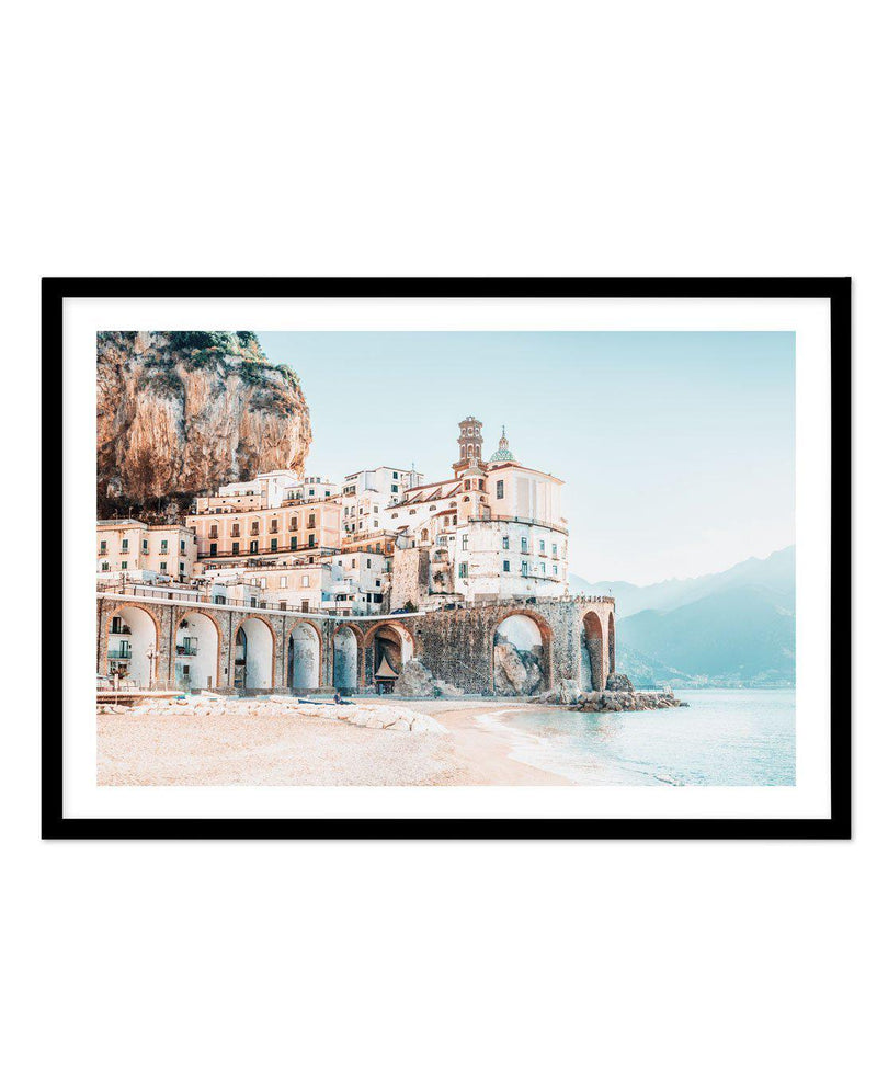 Amalfi Sunsets II | LS Art Print-PRINT-Olive et Oriel-Olive et Oriel-A5 | 5.8" x 8.3" | 14.8 x 21cm-Black-With White Border-Buy-Australian-Art-Prints-Online-with-Olive-et-Oriel-Your-Artwork-Specialists-Austrailia-Decorate-With-Coastal-Photo-Wall-Art-Prints-From-Our-Beach-House-Artwork-Collection-Fine-Poster-and-Framed-Artwork