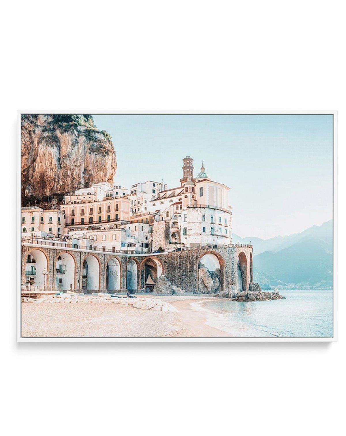 Amalfi Sunsets II | LS | Framed Canvas-CANVAS-You can shop wall art online with Olive et Oriel for everything from abstract art to fun kids wall art. Our beautiful modern art prints and canvas art are available from large canvas prints to wall art paintings and our proudly Australian artwork collection offers only the highest quality framed large wall art and canvas art Australia - You can buy fashion photography prints or Hampton print posters and paintings on canvas from Olive et Oriel and hav