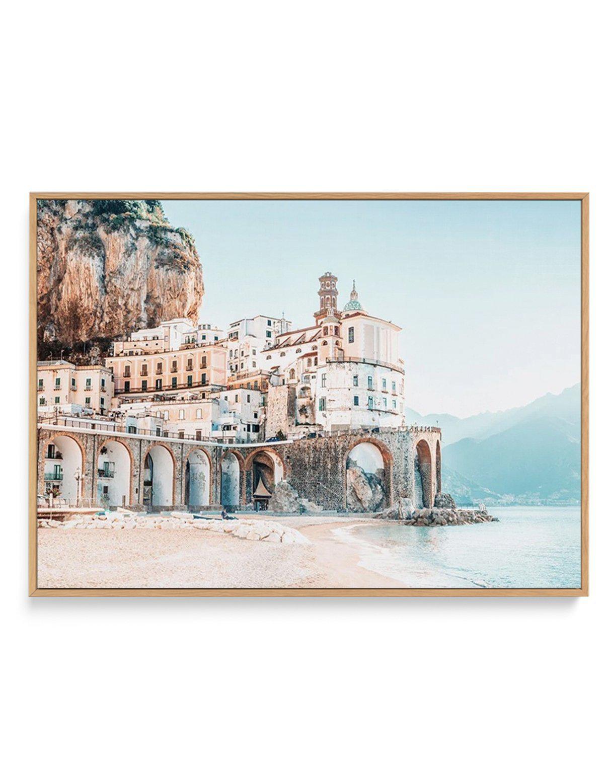 Amalfi Sunsets II | LS | Framed Canvas-CANVAS-You can shop wall art online with Olive et Oriel for everything from abstract art to fun kids wall art. Our beautiful modern art prints and canvas art are available from large canvas prints to wall art paintings and our proudly Australian artwork collection offers only the highest quality framed large wall art and canvas art Australia - You can buy fashion photography prints or Hampton print posters and paintings on canvas from Olive et Oriel and hav