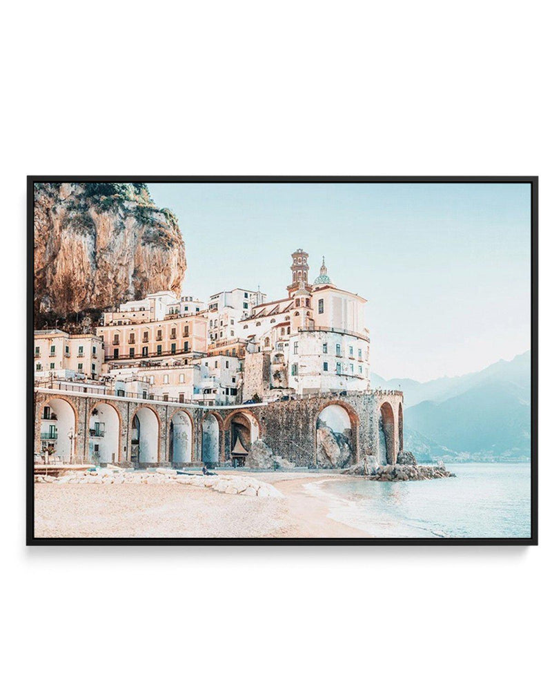 Amalfi Sunsets II | LS | Framed Canvas-CANVAS-You can shop wall art online with Olive et Oriel for everything from abstract art to fun kids wall art. Our beautiful modern art prints and canvas art are available from large canvas prints to wall art paintings and our proudly Australian artwork collection offers only the highest quality framed large wall art and canvas art Australia - You can buy fashion photography prints or Hampton print posters and paintings on canvas from Olive et Oriel and hav