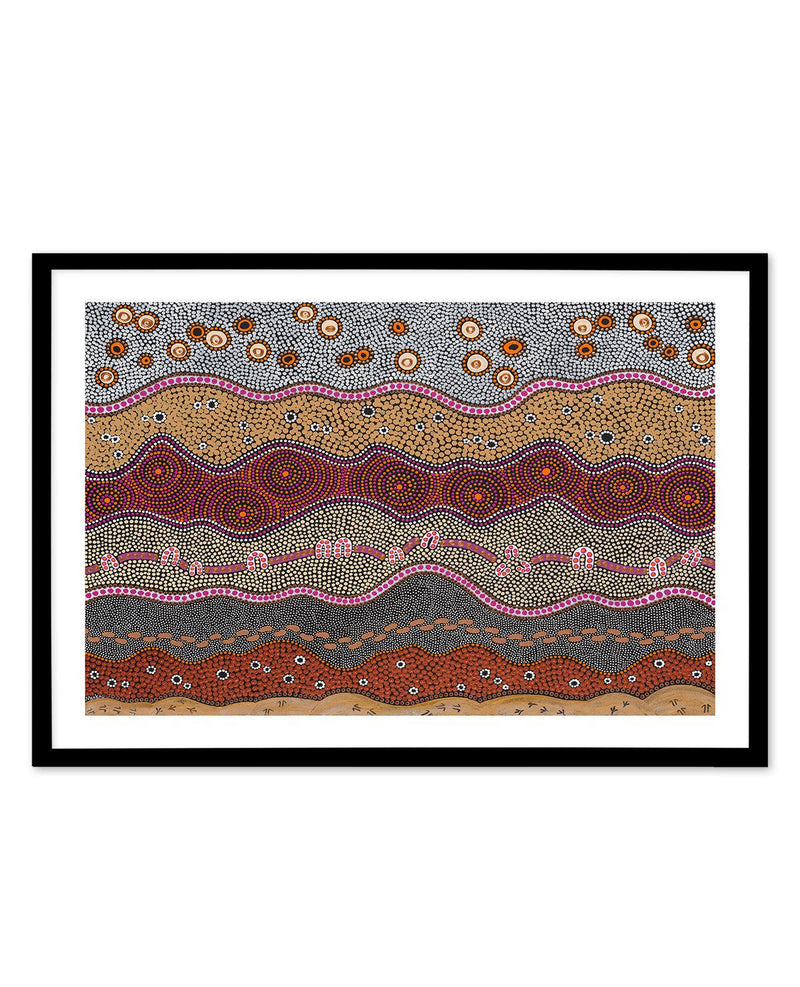 Ancestors In The Sky By Domica Hill Art Print-PRINT-Olive et Oriel-Domica Hill-A5 | 5.8" x 8.3" | 14.8 x 21cm-Black-With White Border-Buy-Australian-Art-Prints-Online-with-Olive-et-Oriel-Your-Artwork-Specialists-Austrailia-Decorate-With-Coastal-Photo-Wall-Art-Prints-From-Our-Beach-House-Artwork-Collection-Fine-Poster-and-Framed-Artwork