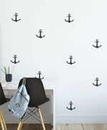 Anchors Away Decal Set-Decals-Olive et Oriel-Decorate your kids bedroom wall decor with removable wall decals, these fabric kids decals are a great way to add colour and update your children's bedroom. Available as girls wall decals or boys wall decals, there are also nursery decals.
