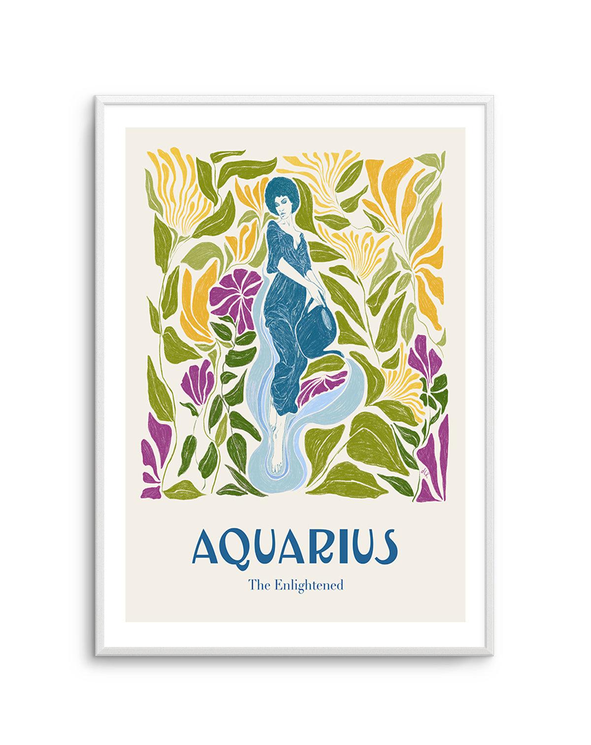 Aquarius By Jenny Liz Rome Art Print-PRINT-Olive et Oriel-Olive et Oriel-Buy-Australian-Art-Prints-Online-with-Olive-et-Oriel-Your-Artwork-Specialists-Austrailia-Decorate-With-Coastal-Photo-Wall-Art-Prints-From-Our-Beach-House-Artwork-Collection-Fine-Poster-and-Framed-Artwork