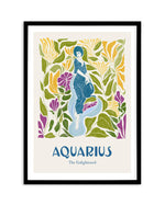 Aquarius By Jenny Liz Rome Art Print-PRINT-Olive et Oriel-Olive et Oriel-A5 | 5.8" x 8.3" | 14.8 x 21cm-Black-With White Border-Buy-Australian-Art-Prints-Online-with-Olive-et-Oriel-Your-Artwork-Specialists-Austrailia-Decorate-With-Coastal-Photo-Wall-Art-Prints-From-Our-Beach-House-Artwork-Collection-Fine-Poster-and-Framed-Artwork