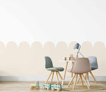 Arch Shaped Scallop Decal-Decals-Olive et Oriel-Decorate your kids bedroom wall decor with removable wall decals, these fabric kids decals are a great way to add colour and update your children's bedroom. Available as girls wall decals or boys wall decals, there are also nursery decals.
