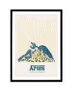 Aries By Jenny Liz Rome Art Print-PRINT-Olive et Oriel-Olive et Oriel-A5 | 5.8" x 8.3" | 14.8 x 21cm-Black-With White Border-Buy-Australian-Art-Prints-Online-with-Olive-et-Oriel-Your-Artwork-Specialists-Austrailia-Decorate-With-Coastal-Photo-Wall-Art-Prints-From-Our-Beach-House-Artwork-Collection-Fine-Poster-and-Framed-Artwork