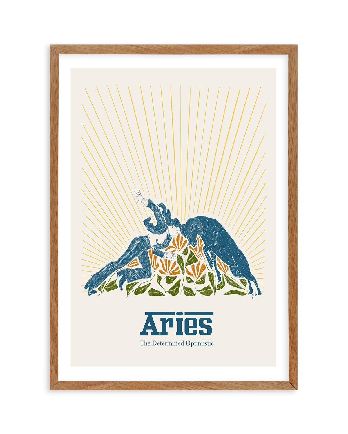 Aries By Jenny Liz Rome Art Print-PRINT-Olive et Oriel-Olive et Oriel-50x70 cm | 19.6" x 27.5"-Walnut-With White Border-Buy-Australian-Art-Prints-Online-with-Olive-et-Oriel-Your-Artwork-Specialists-Austrailia-Decorate-With-Coastal-Photo-Wall-Art-Prints-From-Our-Beach-House-Artwork-Collection-Fine-Poster-and-Framed-Artwork