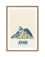Aries By Jenny Liz Rome Art Print-PRINT-Olive et Oriel-Olive et Oriel-50x70 cm | 19.6" x 27.5"-Walnut-With White Border-Buy-Australian-Art-Prints-Online-with-Olive-et-Oriel-Your-Artwork-Specialists-Austrailia-Decorate-With-Coastal-Photo-Wall-Art-Prints-From-Our-Beach-House-Artwork-Collection-Fine-Poster-and-Framed-Artwork