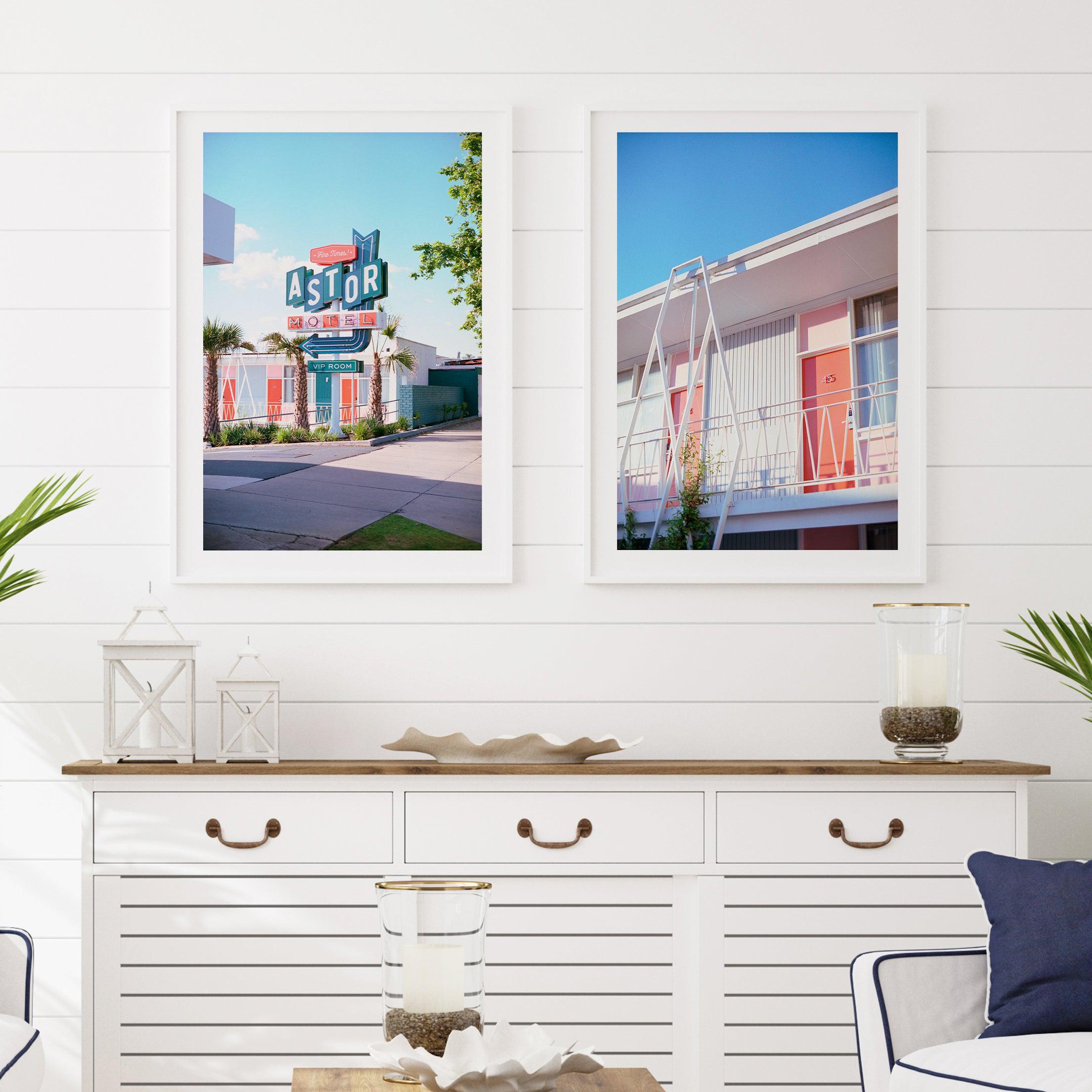 Astor Motel II by Cameron Dawes Art Print