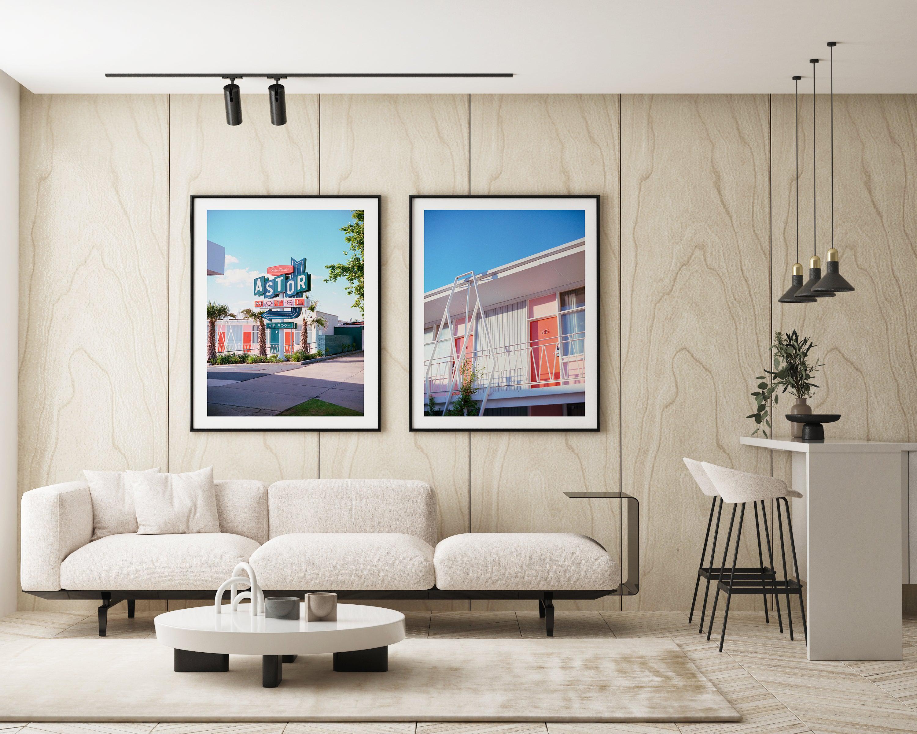 Astor Motel II by Cameron Dawes Art Print