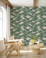 SHOP At the Beverly Hills Palm Leaf Removable Fabric Wallpaper Online ...
