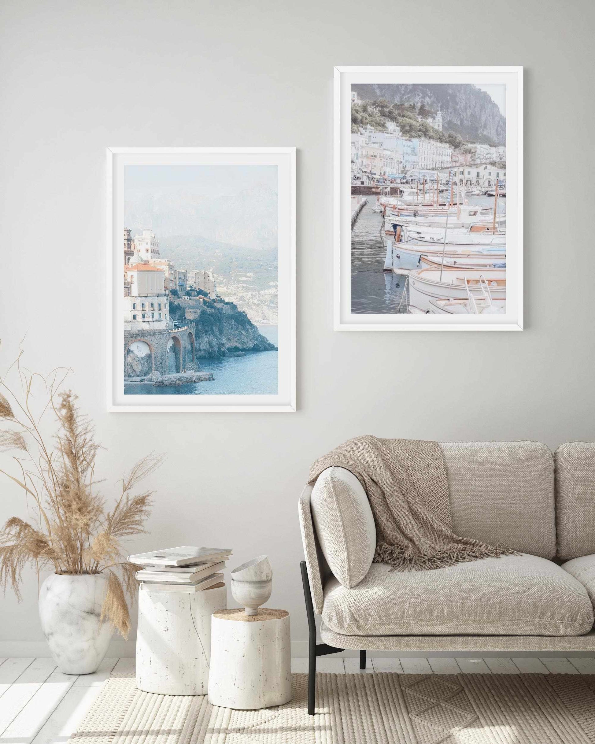 Atrani View | Amalfi Art Print-PRINT-Olive et Oriel-Olive et Oriel-Buy-Australian-Art-Prints-Online-with-Olive-et-Oriel-Your-Artwork-Specialists-Austrailia-Decorate-With-Coastal-Photo-Wall-Art-Prints-From-Our-Beach-House-Artwork-Collection-Fine-Poster-and-Framed-Artwork