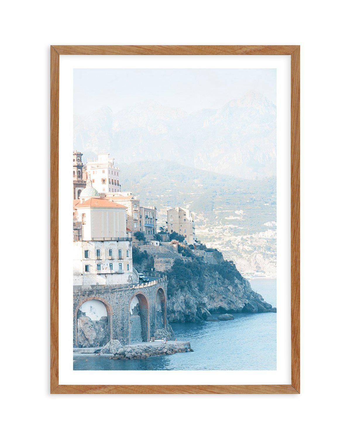 Atrani View | Amalfi Art Print-PRINT-Olive et Oriel-Olive et Oriel-50x70 cm | 19.6" x 27.5"-Walnut-With White Border-Buy-Australian-Art-Prints-Online-with-Olive-et-Oriel-Your-Artwork-Specialists-Austrailia-Decorate-With-Coastal-Photo-Wall-Art-Prints-From-Our-Beach-House-Artwork-Collection-Fine-Poster-and-Framed-Artwork