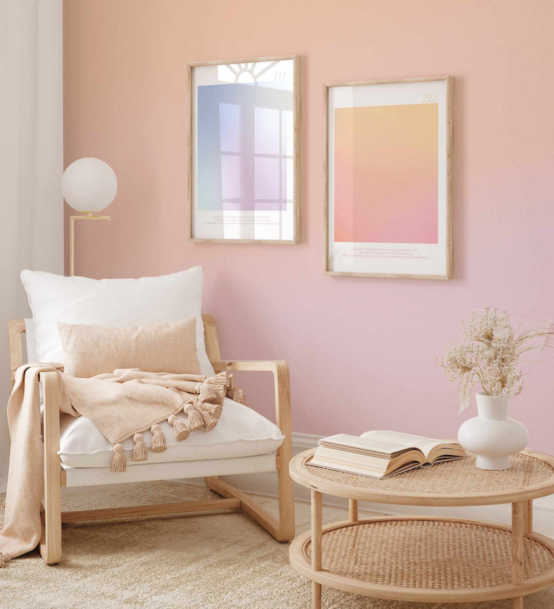 Aura in Silky Pink Wallpaper