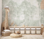 Australian Bush Animals Wallpaper Mural in Eucalyptus-Wallpaper-Buy Kids Removable Wallpaper Online Our Custom Made Children√¢‚Ç¨‚Ñ¢s Wallpapers Are A Fun Way To Decorate And Enhance Boys Bedroom Decor And Girls Bedrooms They Are An Amazing Addition To Your Kids Bedroom Walls Our Collection of Kids Wallpaper Is Sure To Transform Your Kids Rooms Interior Style From Pink Wallpaper To Dinosaur Wallpaper Even Marble Wallpapers For Teen Boys Shop Peel And Stick Wallpaper Online Today With Olive et Oriel