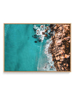 Australian Coast | Framed Canvas-CANVAS-You can shop wall art online with Olive et Oriel for everything from abstract art to fun kids wall art. Our beautiful modern art prints and canvas art are available from large canvas prints to wall art paintings and our proudly Australian artwork collection offers only the highest quality framed large wall art and canvas art Australia - You can buy fashion photography prints or Hampton print posters and paintings on canvas from Olive et Oriel and have them