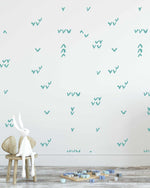 Aztec V Decal Set-Decals-Olive et Oriel-Decorate your kids bedroom wall decor with removable wall decals, these fabric kids decals are a great way to add colour and update your children's bedroom. Available as girls wall decals or boys wall decals, there are also nursery decals.