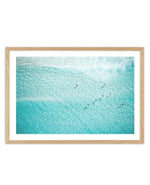 Azure Waters, Bondi Art Print-PRINT-Olive et Oriel-Olive et Oriel-A5 | 5.8" x 8.3" | 14.8 x 21cm-Oak-With White Border-Buy-Australian-Art-Prints-Online-with-Olive-et-Oriel-Your-Artwork-Specialists-Austrailia-Decorate-With-Coastal-Photo-Wall-Art-Prints-From-Our-Beach-House-Artwork-Collection-Fine-Poster-and-Framed-Artwork