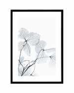 Blue Leaves I Art Print-PRINT-Olive et Oriel-Olive et Oriel-A5 | 5.8" x 8.3" | 14.8 x 21cm-Black-With White Border-Buy-Australian-Art-Prints-Online-with-Olive-et-Oriel-Your-Artwork-Specialists-Austrailia-Decorate-With-Coastal-Photo-Wall-Art-Prints-From-Our-Beach-House-Artwork-Collection-Fine-Poster-and-Framed-Artwork