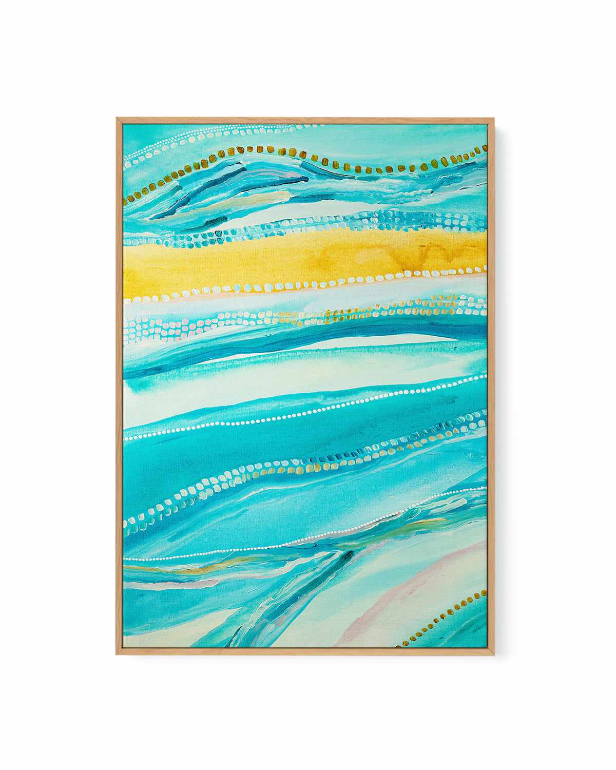 Bagay Flowing I PT by Bri Chelman | Framed Canvas Art Print