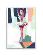 Ballerina by Jenny Westenhofer Art Print-PRINT-Olive et Oriel-Jenny Westenhofer-A4 | 8.3" x 11.7" | 21 x 29.7cm-Unframed Art Print-With White Border-Buy-Australian-Art-Prints-Online-with-Olive-et-Oriel-Your-Artwork-Specialists-Austrailia-Decorate-With-Coastal-Photo-Wall-Art-Prints-From-Our-Beach-House-Artwork-Collection-Fine-Poster-and-Framed-Artwork