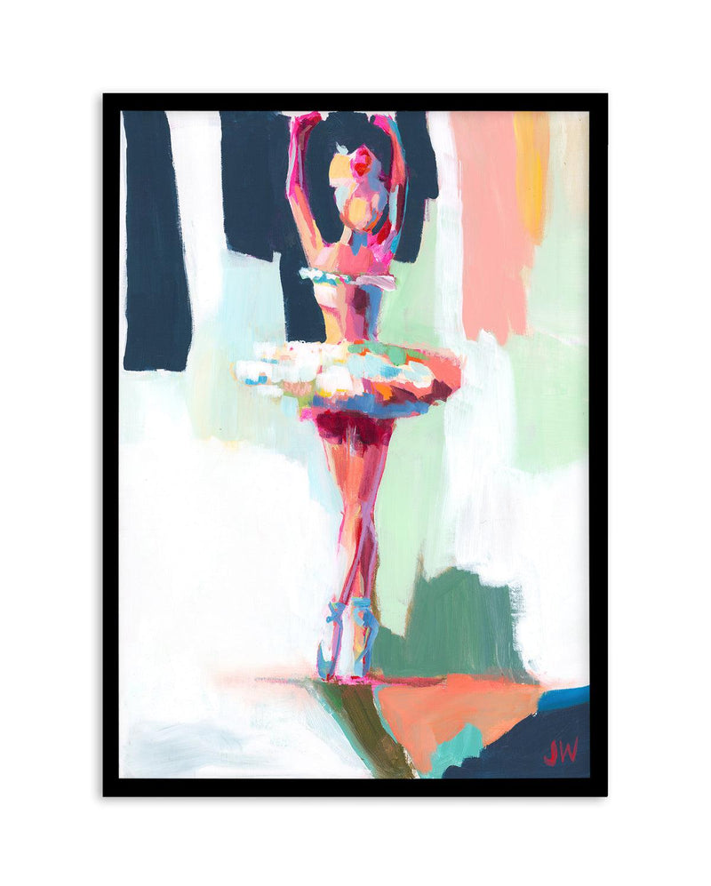 Ballerina by Jenny Westenhofer Art Print-PRINT-Olive et Oriel-Jenny Westenhofer-A4 | 8.3" x 11.7" | 21 x 29.7cm-Black-With White Border-Buy-Australian-Art-Prints-Online-with-Olive-et-Oriel-Your-Artwork-Specialists-Austrailia-Decorate-With-Coastal-Photo-Wall-Art-Prints-From-Our-Beach-House-Artwork-Collection-Fine-Poster-and-Framed-Artwork