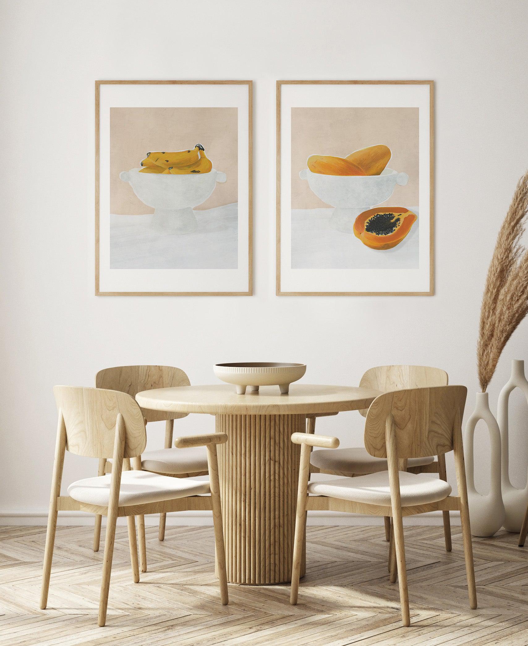 Papaya Art Print-PRINT-Olive et Oriel-Olive et Oriel-Buy-Australian-Art-Prints-Online-with-Olive-et-Oriel-Your-Artwork-Specialists-Austrailia-Decorate-With-Coastal-Photo-Wall-Art-Prints-From-Our-Beach-House-Artwork-Collection-Fine-Poster-and-Framed-Artwork