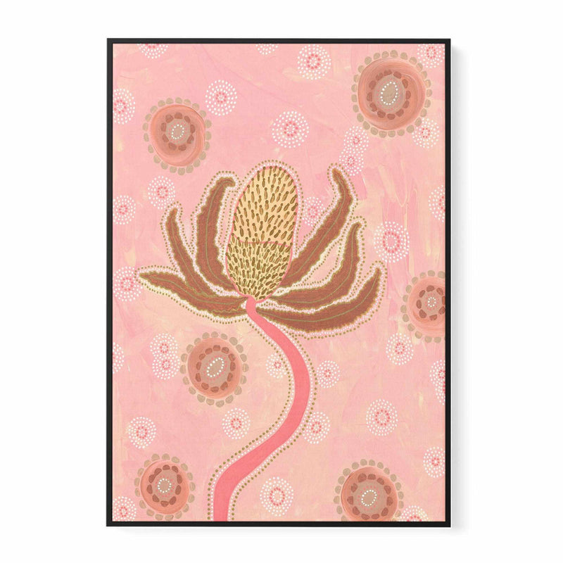 Banksia by Domica Hill | Framed Canvas Art Print