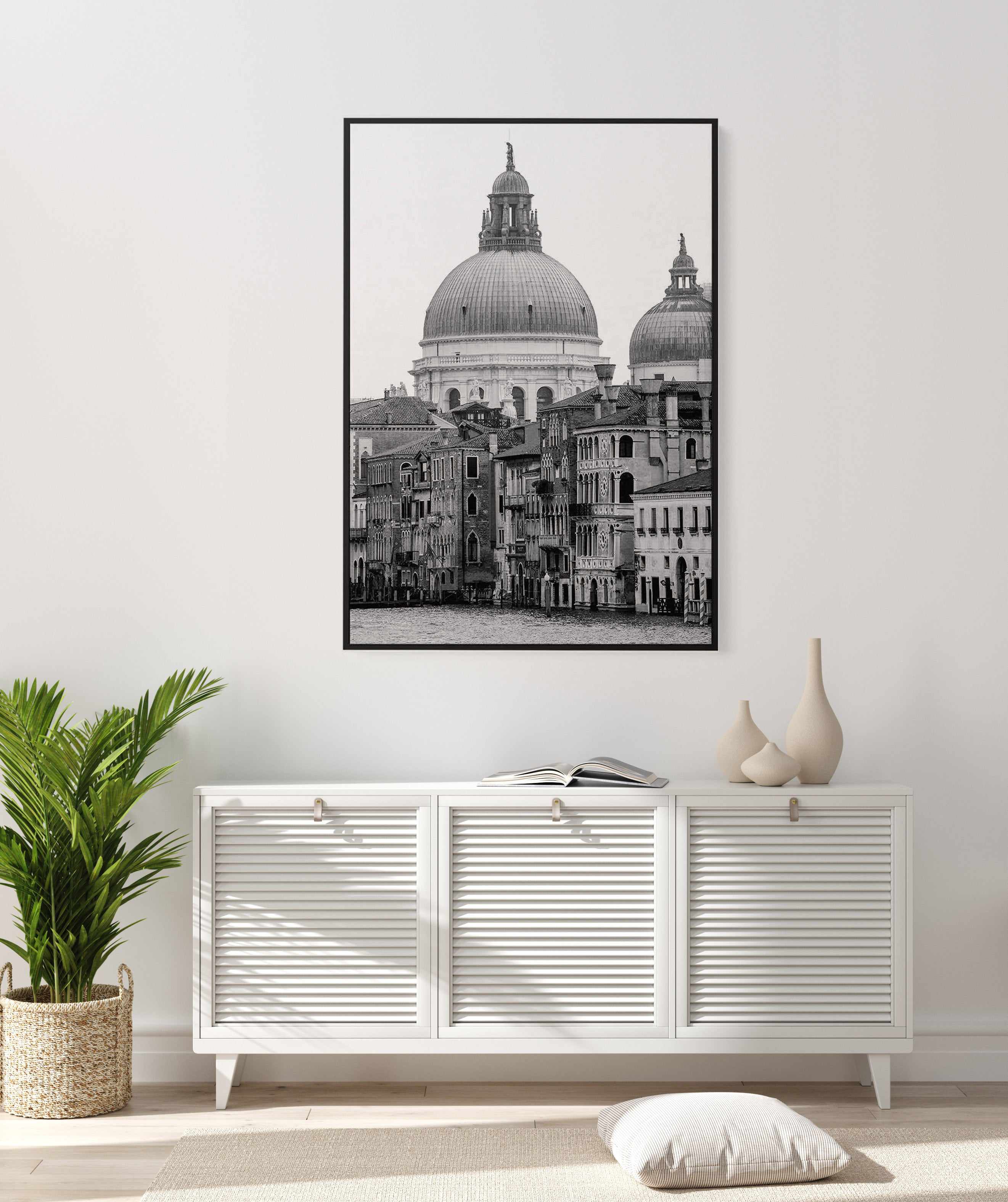 Basilica Italy by Mario Stefanelli | Framed Canvas Art Print