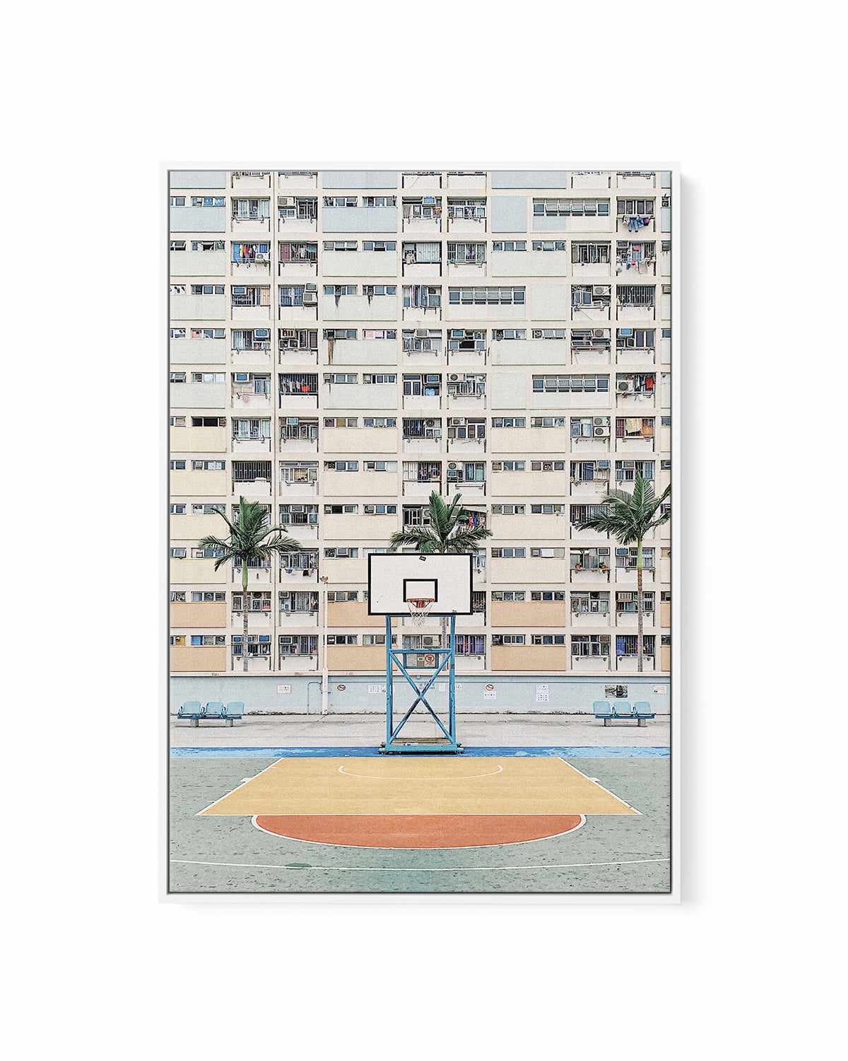 Basketball PT by Caleb Morris | Framed Canvas Art Print