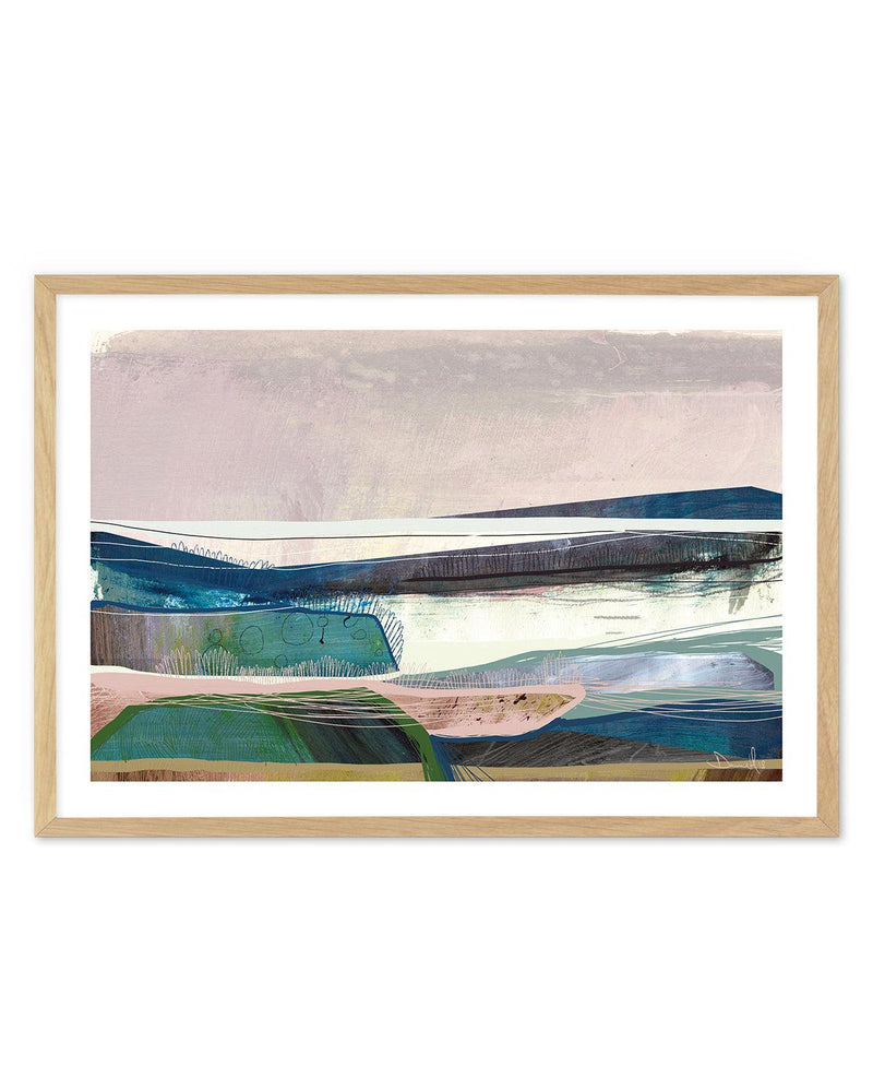 Bay by Dan Hobday Art Print-PRINT-Olive et Oriel-Dan Hobday-A5 | 5.8" x 8.3" | 14.8 x 21cm-Oak-With White Border-Buy-Australian-Art-Prints-Online-with-Olive-et-Oriel-Your-Artwork-Specialists-Austrailia-Decorate-With-Coastal-Photo-Wall-Art-Prints-From-Our-Beach-House-Artwork-Collection-Fine-Poster-and-Framed-Artwork