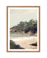 Beach View by Dan Hobday Art Print | PT-PRINT-Olive et Oriel-Dan Hobday-50x70 cm | 19.6" x 27.5"-Walnut-With White Border-Buy-Australian-Art-Prints-Online-with-Olive-et-Oriel-Your-Artwork-Specialists-Austrailia-Decorate-With-Coastal-Photo-Wall-Art-Prints-From-Our-Beach-House-Artwork-Collection-Fine-Poster-and-Framed-Artwork