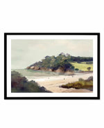 Beach View by Dan Hobday Art Print-PRINT-Olive et Oriel-Dan hobday-A5 | 5.8" x 8.3" | 14.8 x 21cm-Black-With White Border-Buy-Australian-Art-Prints-Online-with-Olive-et-Oriel-Your-Artwork-Specialists-Austrailia-Decorate-With-Coastal-Photo-Wall-Art-Prints-From-Our-Beach-House-Artwork-Collection-Fine-Poster-and-Framed-Artwork