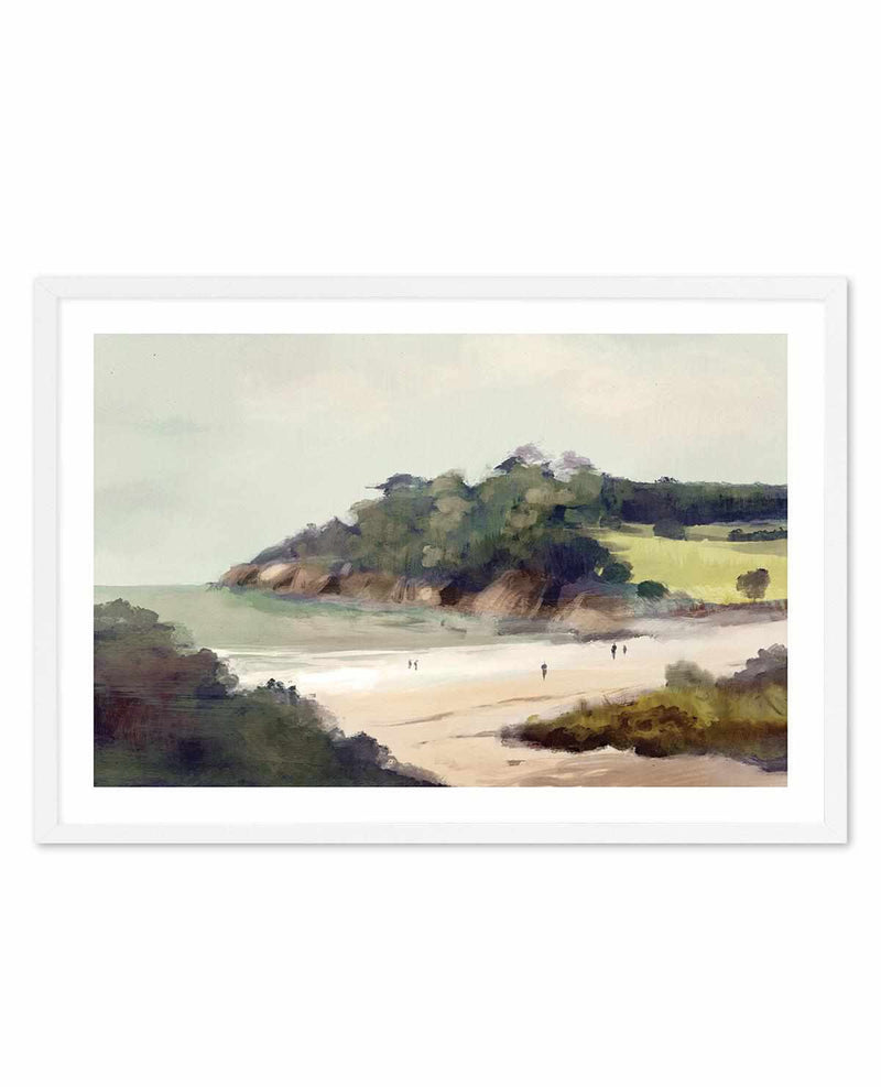 Beach View by Dan Hobday Art Print-PRINT-Olive et Oriel-Dan hobday-A5 | 5.8" x 8.3" | 14.8 x 21cm-White-With White Border-Buy-Australian-Art-Prints-Online-with-Olive-et-Oriel-Your-Artwork-Specialists-Austrailia-Decorate-With-Coastal-Photo-Wall-Art-Prints-From-Our-Beach-House-Artwork-Collection-Fine-Poster-and-Framed-Artwork