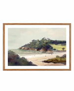 Beach View by Dan Hobday Art Print-PRINT-Olive et Oriel-Dan hobday-50x70 cm | 19.6" x 27.5"-Walnut-With White Border-Buy-Australian-Art-Prints-Online-with-Olive-et-Oriel-Your-Artwork-Specialists-Austrailia-Decorate-With-Coastal-Photo-Wall-Art-Prints-From-Our-Beach-House-Artwork-Collection-Fine-Poster-and-Framed-Artwork