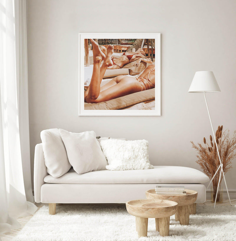 Beach Club SQ by Amy Hallam Art Print-PRINT-Olive et Oriel-Amy Hallam-Buy-Australian-Art-Prints-Online-with-Olive-et-Oriel-Your-Artwork-Specialists-Austrailia-Decorate-With-Coastal-Photo-Wall-Art-Prints-From-Our-Beach-House-Artwork-Collection-Fine-Poster-and-Framed-Artwork