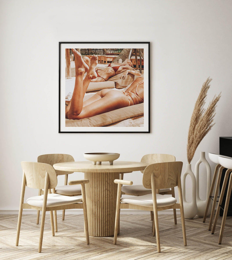 Beach Club SQ by Amy Hallam Art Print-PRINT-Olive et Oriel-Amy Hallam-Buy-Australian-Art-Prints-Online-with-Olive-et-Oriel-Your-Artwork-Specialists-Austrailia-Decorate-With-Coastal-Photo-Wall-Art-Prints-From-Our-Beach-House-Artwork-Collection-Fine-Poster-and-Framed-Artwork